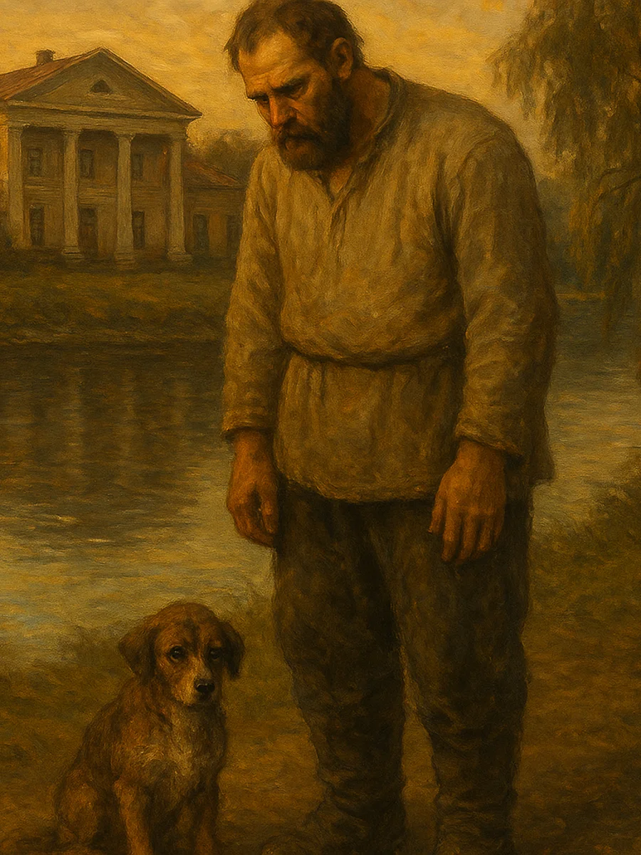 «Муму» — И. С. Тургенев, обложка
