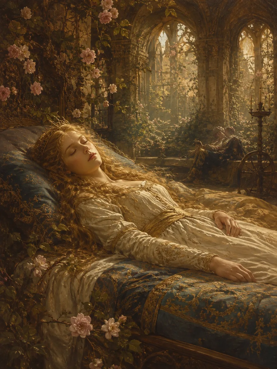 «Спящая царевна» — В. А. Жуковский, обложка